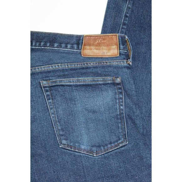 J. Crew Denim Jeans 484 Mens 36x32 Slim Medium Wash Tapered Leg Mid Rise - Picture 4 of 7
